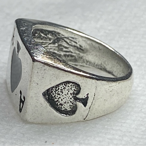 SilverPlated Statement Ring! 7 1/2 - Picture 3 of 9